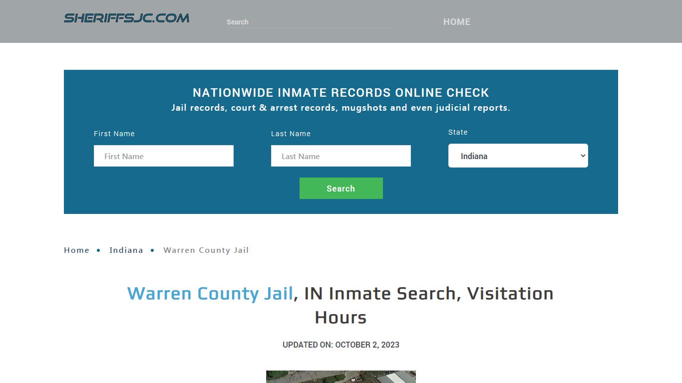 Warren County Jail, IN Inmate Search, Visitation Hours